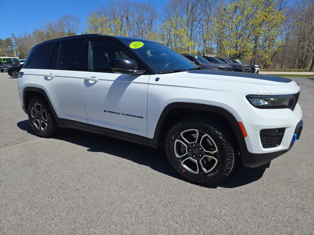 Used 2022 Jeep Grand Cherokee Trailhawk 4xe with VIN 1C4RJYC66N8756086 for sale in Portsmouth, NH