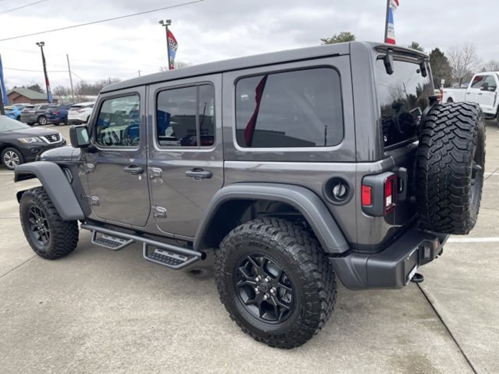 Used 2025 Jeep Wrangler 4-Door Willys 4x4 SUV