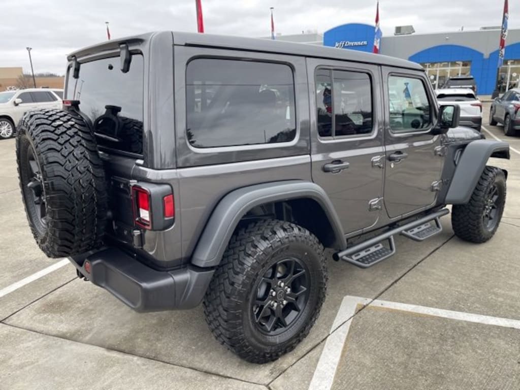 Used 2025 Jeep Wrangler 4-Door Willys 4x4 SUV