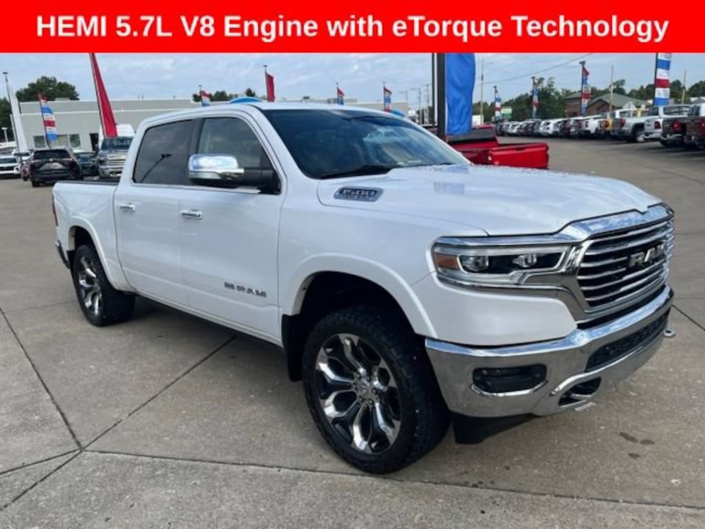 Used 2020 Ram 1500 Laramie Longhorn Crew Cab 4x4 57 Box Truck