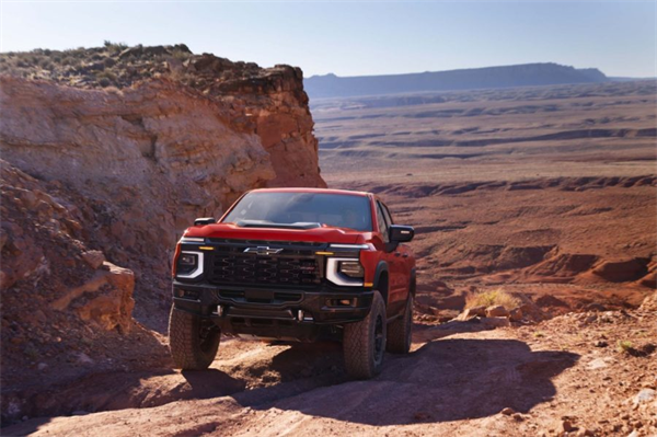 2027 Chevrolet Silverado 1500 in the mountains