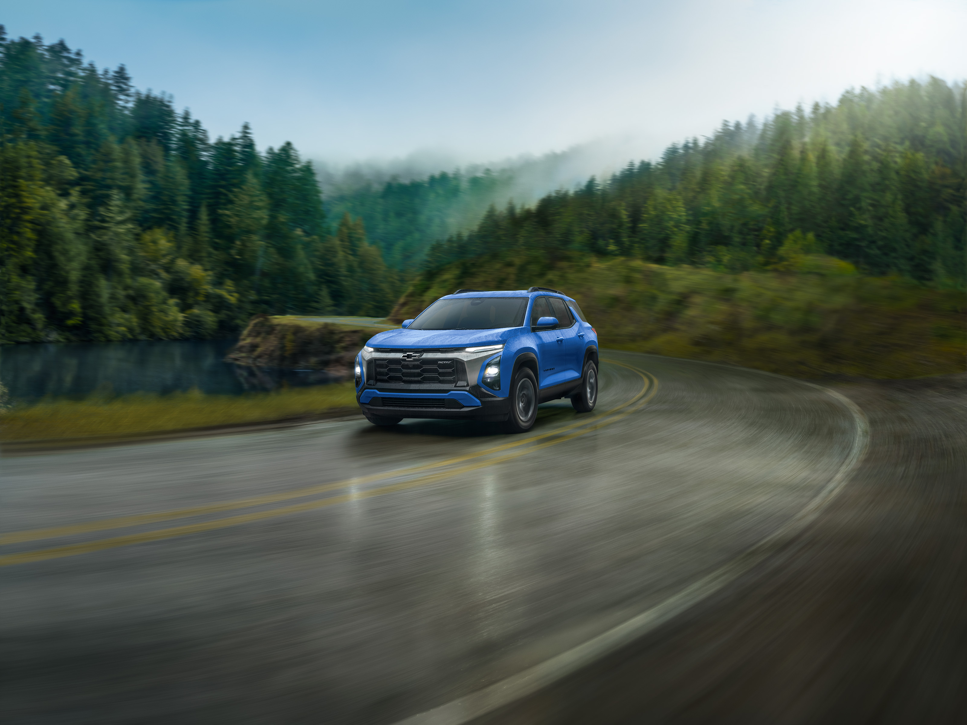 2027 Chevrolet Equinox driving on the highway