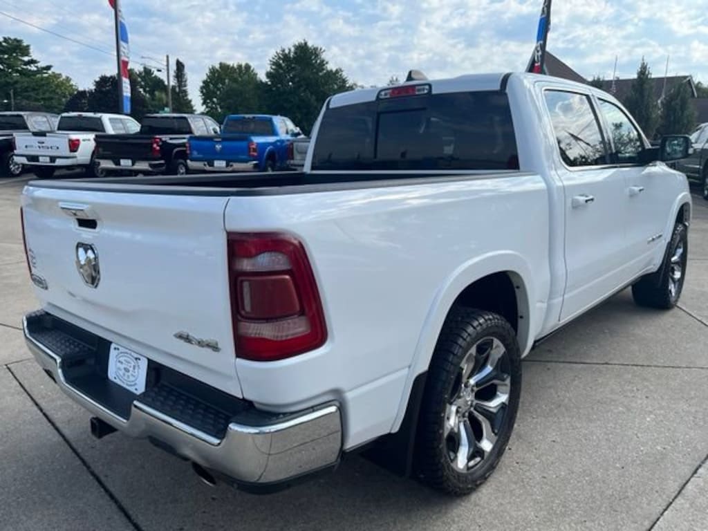 Used 2020 Ram 1500 Laramie Longhorn Crew Cab 4x4 57 Box Truck