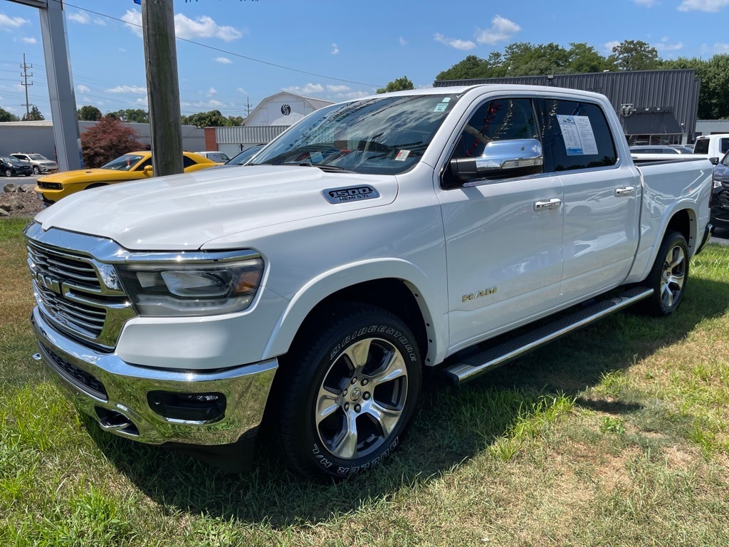 Used 2021 RAM Ram 1500 Pickup Laramie with VIN 1C6SRFJT3MN648569 for sale in Coshocton, OH