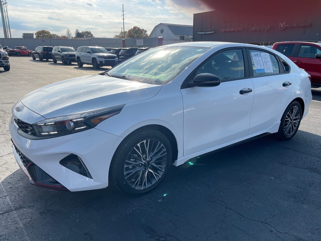 Used 2023 Kia Forte GT-Line with VIN 3KPF54AD3PE658398 for sale in Coshocton, OH