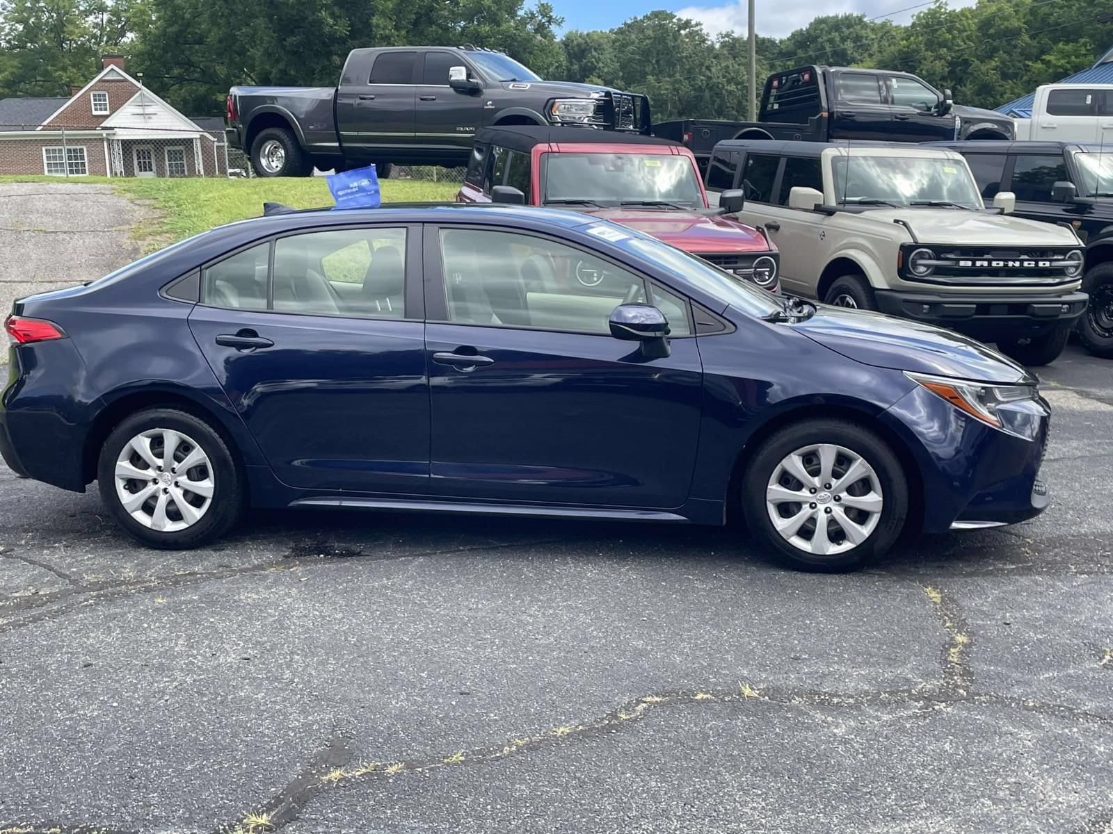 Certified 2022 Toyota Corolla LE with VIN JTDEPMAE0NJ200008 for sale in Jefferson, GA