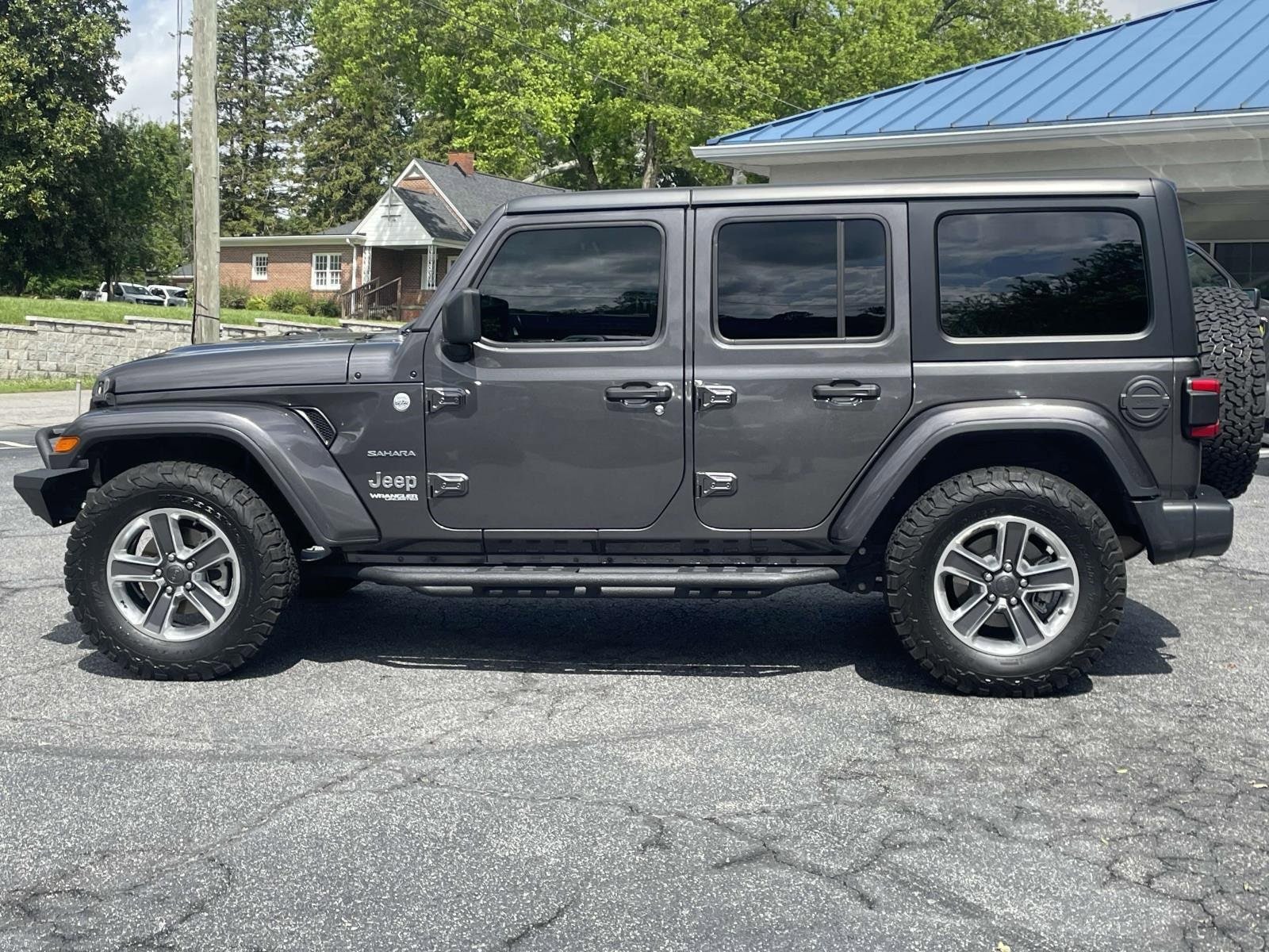 Used 2020 Jeep Wrangler Unlimited Sahara with VIN 1C4HJXEGXLW306638 for sale in Jefferson, GA