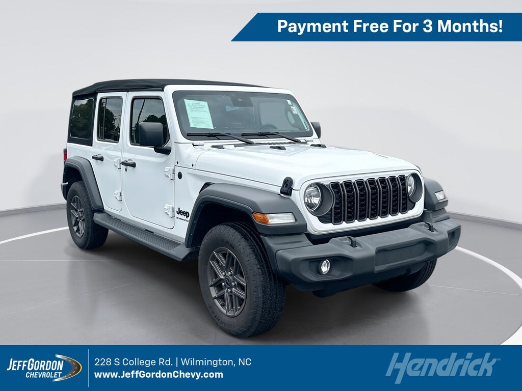 Used 2024 Jeep Wrangler 4-Door Sport S 4x4 SUV