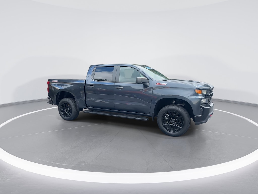 Used 2021 Chevrolet Silverado 1500 Custom Trail Boss Truck Crew Cab