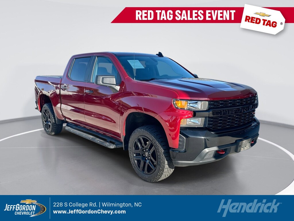 Used 2021 Chevrolet Silverado 1500 Custom Trail Boss Truck Crew Cab