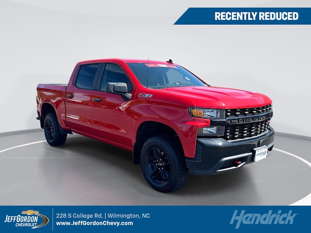 Used 2019 Chevrolet Silverado 1500 Custom Trail Boss Truck Crew Cab