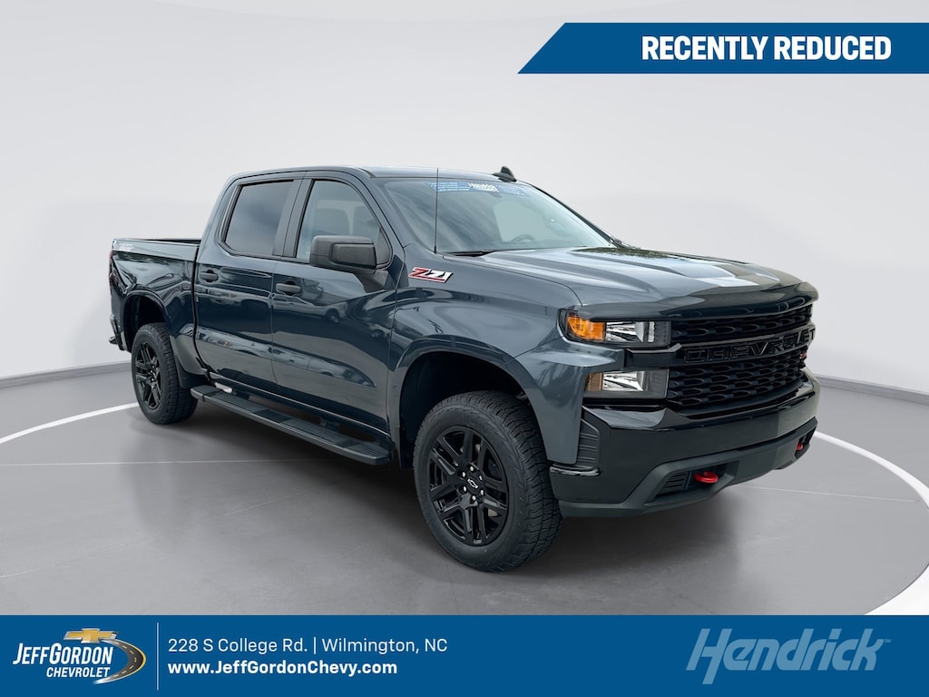 Used 2021 Chevrolet Silverado 1500 Custom Trail Boss Truck Crew Cab
