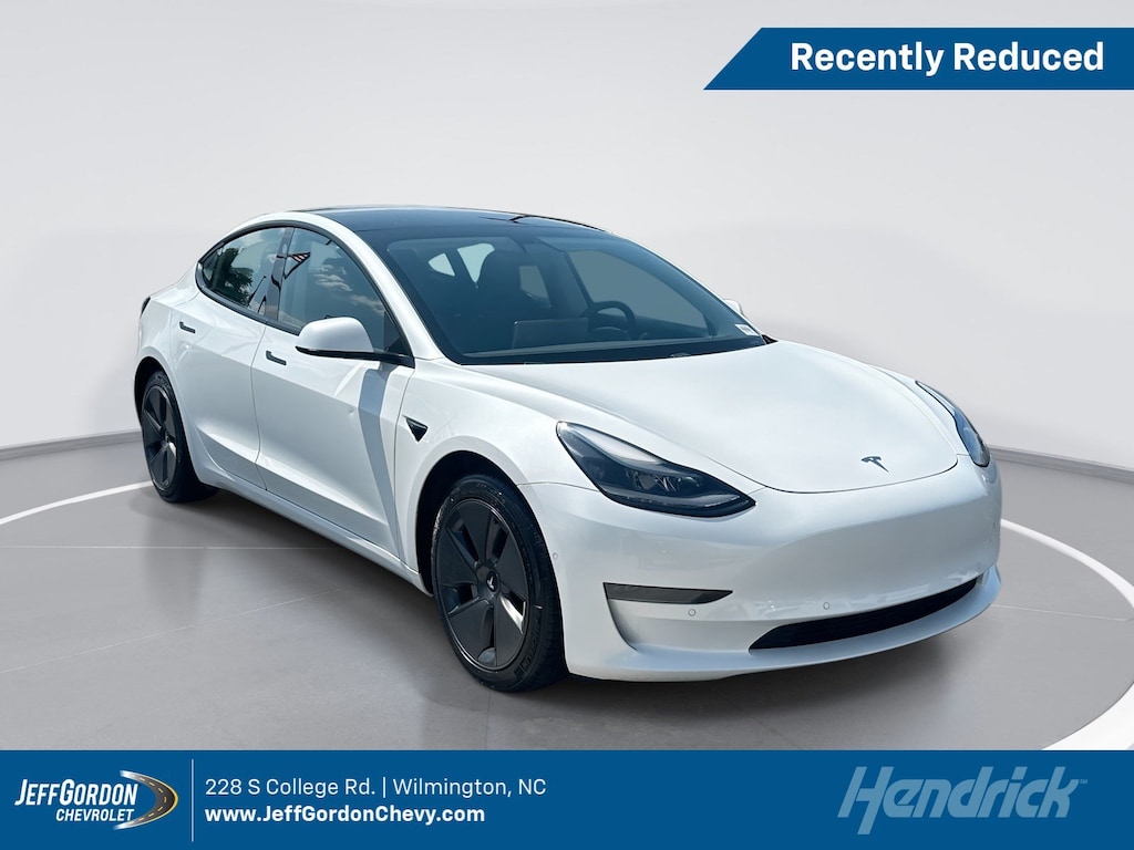 Used 2021 Tesla Model 3 Standard Range Plus Sedan