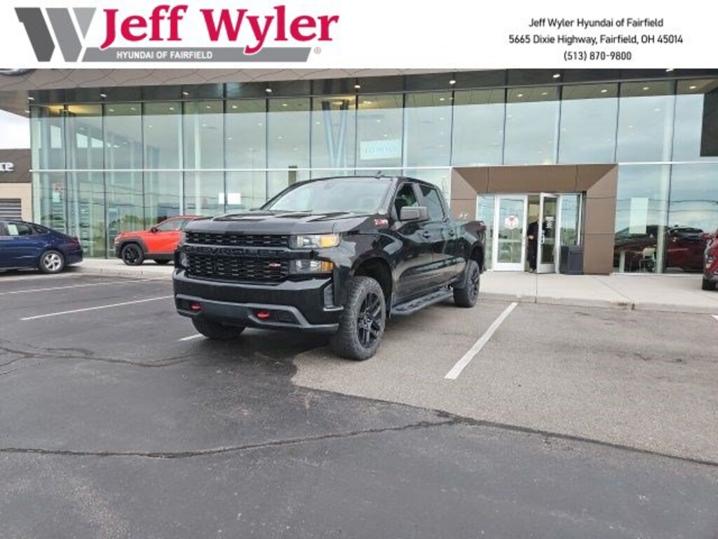Used 2021 Chevrolet Silverado 1500 Custom Trail Boss Truck Crew Cab