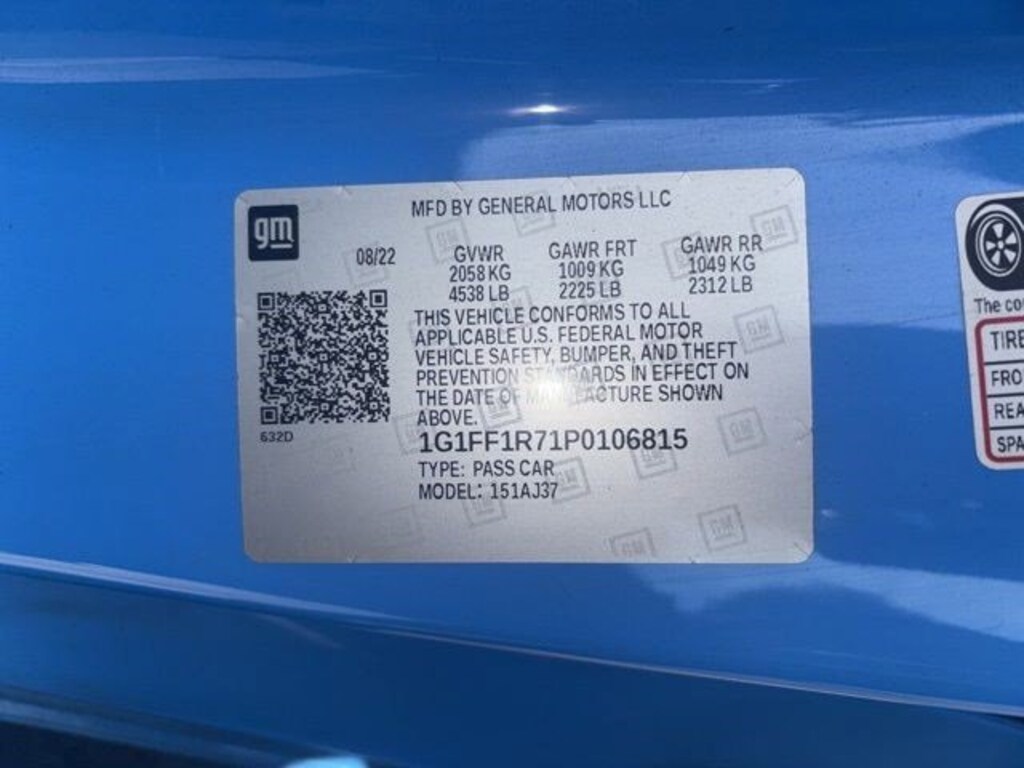 Used 2023 Chevrolet Camaro Coupe