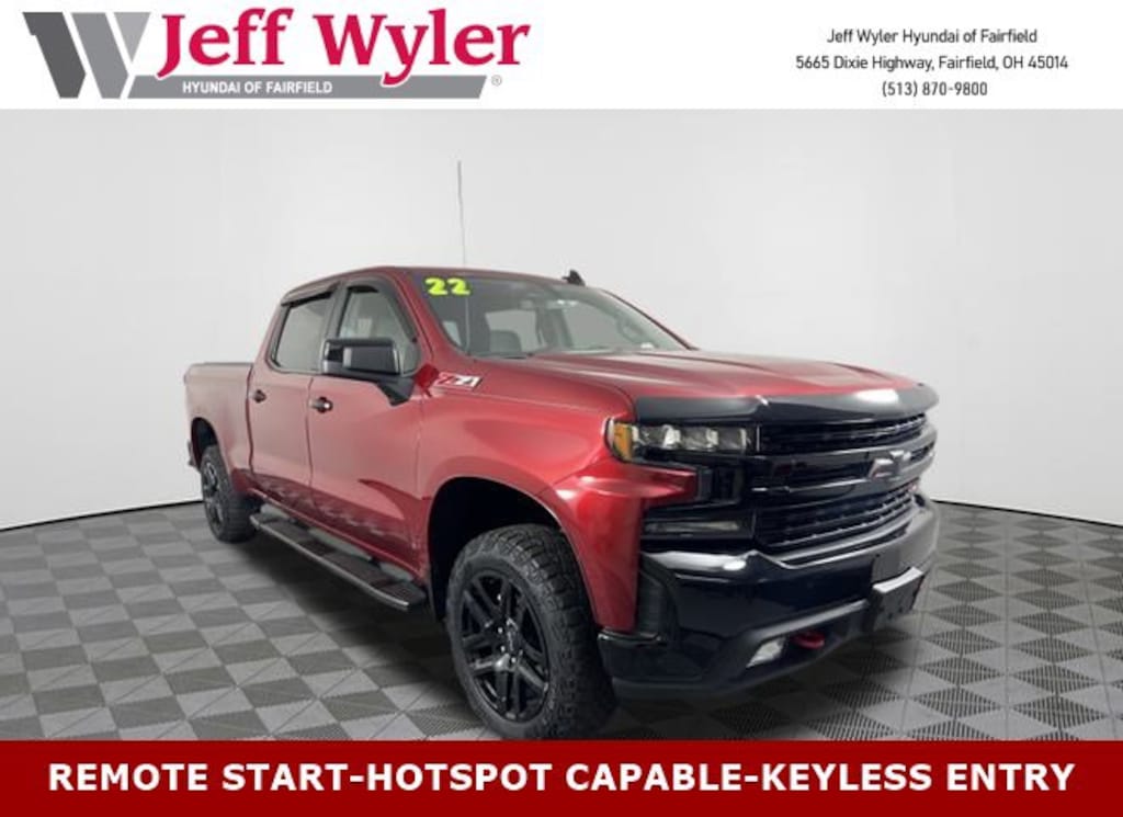 Used 2022 Chevrolet Silverado 1500 LTD LT Trail Boss Truck Crew Cab