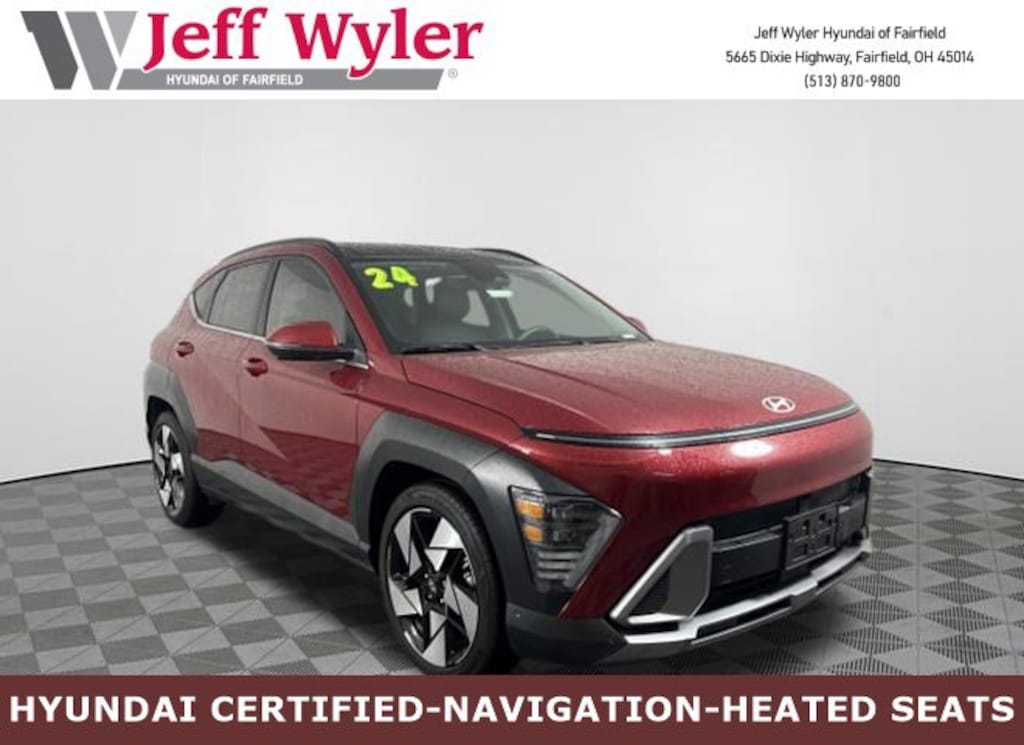 Certified 2024 Hyundai Kona Limited SUV