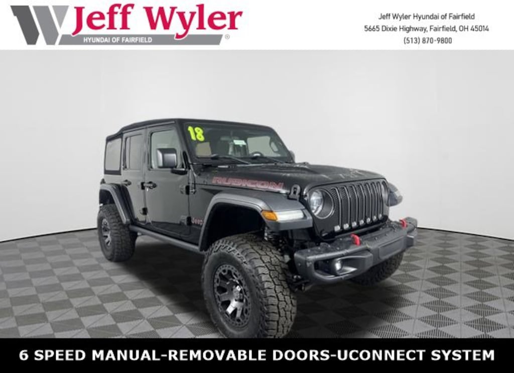 Used 2018 Jeep Wrangler Unlimited Rubicon 4x4 SUV