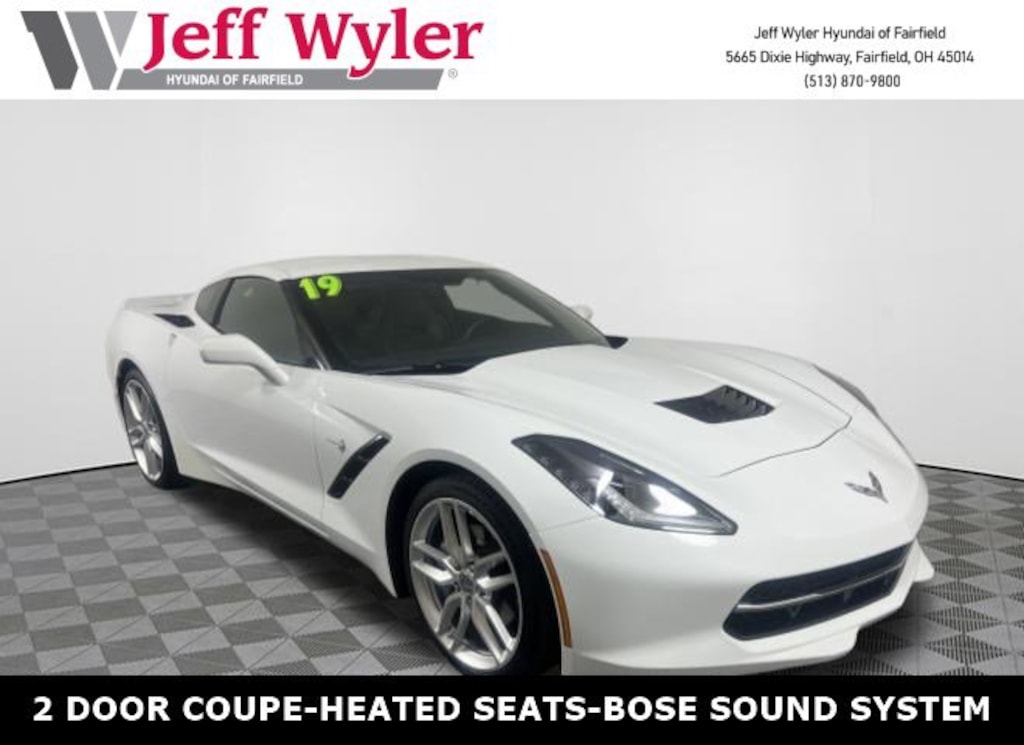 Used 2019 Chevrolet Corvette Stingray Coupe
