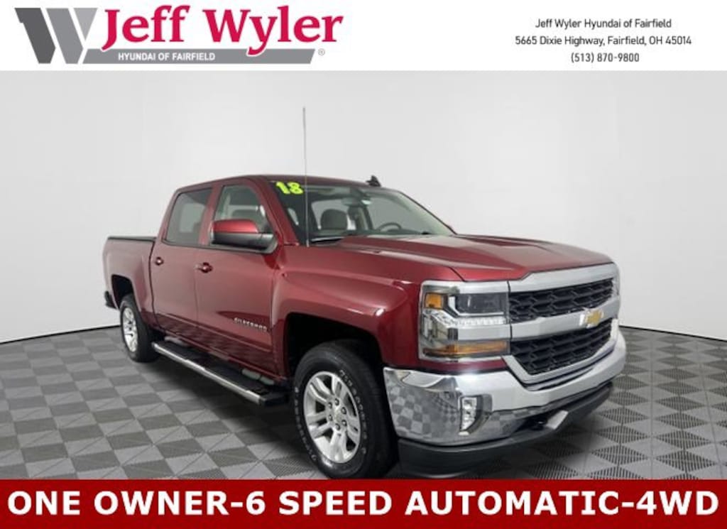 Used 2018 Chevrolet Silverado 1500 LT w/1LT Truck Crew Cab