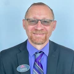 Staff member Charlie Stevens from 8586968cf4c6