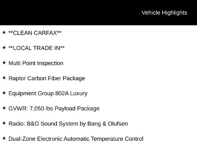 Used 2020 Ford F-150 Raptor