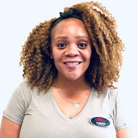 Staff member Karma Webb from b06dd3eddfb1