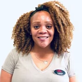 Staff member Karma Webb from 7282cf7530de