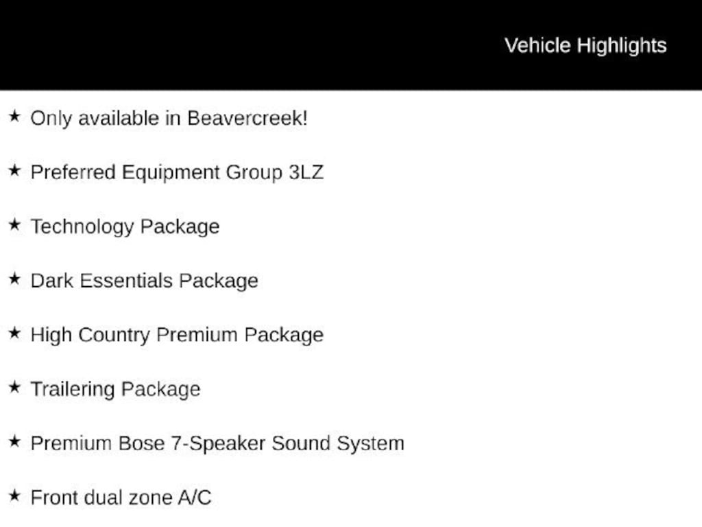 New 2026 Chevrolet Silverado 1500 High Country Truck
