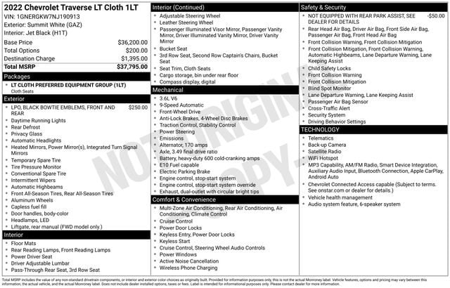2022 Chevrolet Traverse 1LT - Photo 32