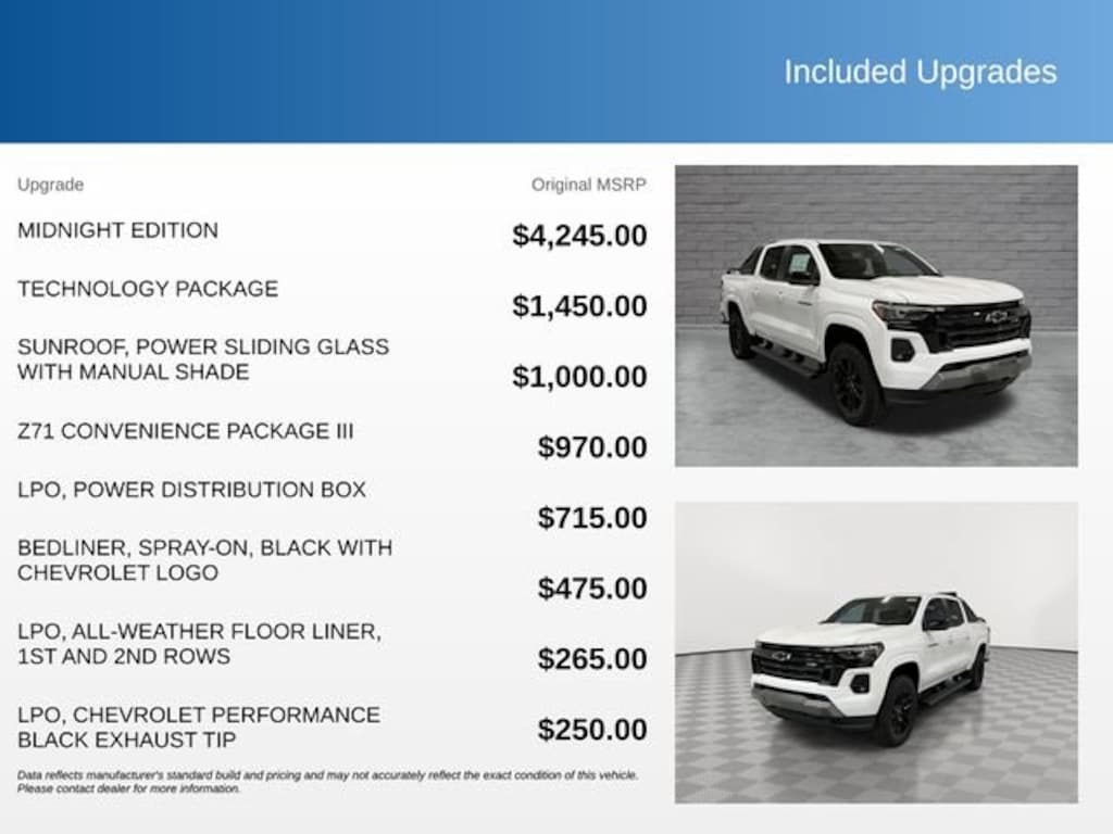 New 2026 Chevrolet Colorado Z71 Truck