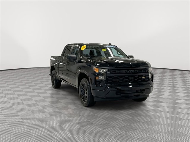 Certified 2024 Chevrolet Silverado 1500 Custom with VIN 1GCPDBEK4RZ100085 for sale in Fairborn, OH