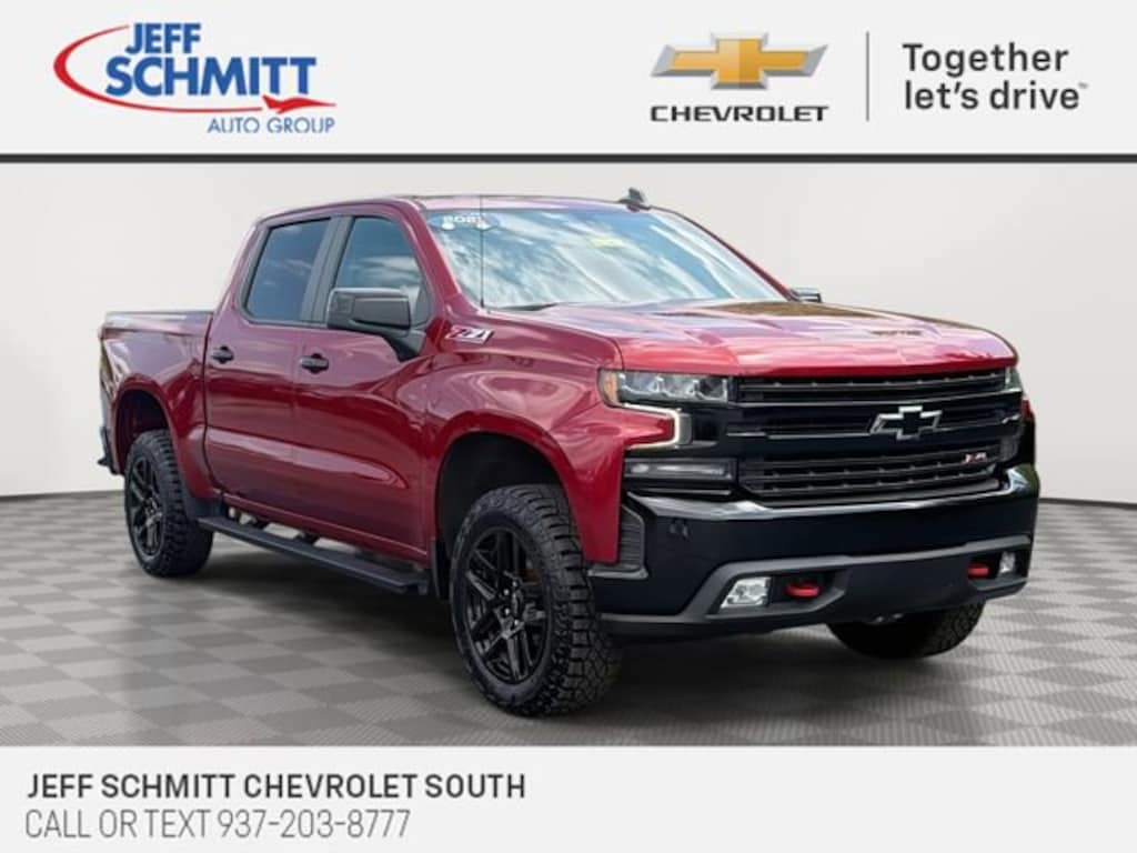 Used 2021 Chevrolet Silverado 1500 LT Trail Boss Truck Crew Cab