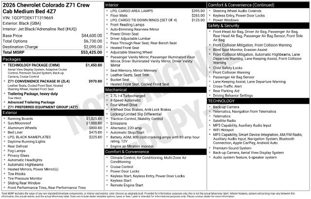 2026 Chevrolet Colorado Z71 - Photo 34