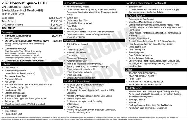 2026 Chevrolet Equinox LT - Photo 32