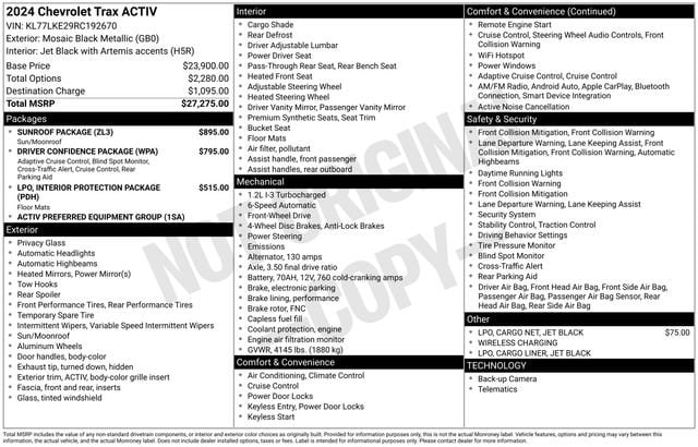 2024 Chevrolet Trax Activ - Photo 33