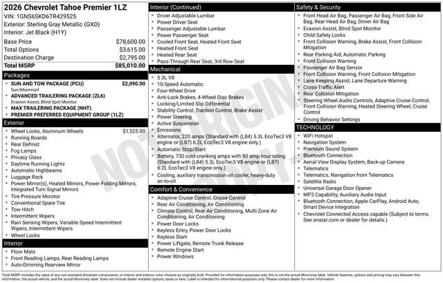 2026 Chevrolet Tahoe Premier - Photo 36