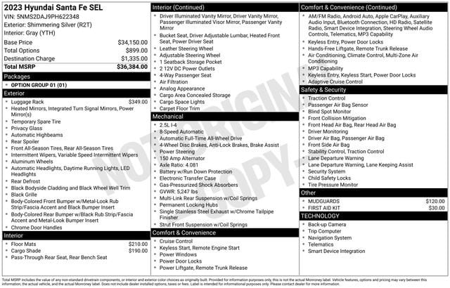 2023 Hyundai Santa Fe SEL - Photo 34
