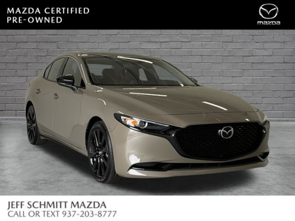 Certified 2025 Mazda Mazda3 2.5 Carbon Turbo Sedan