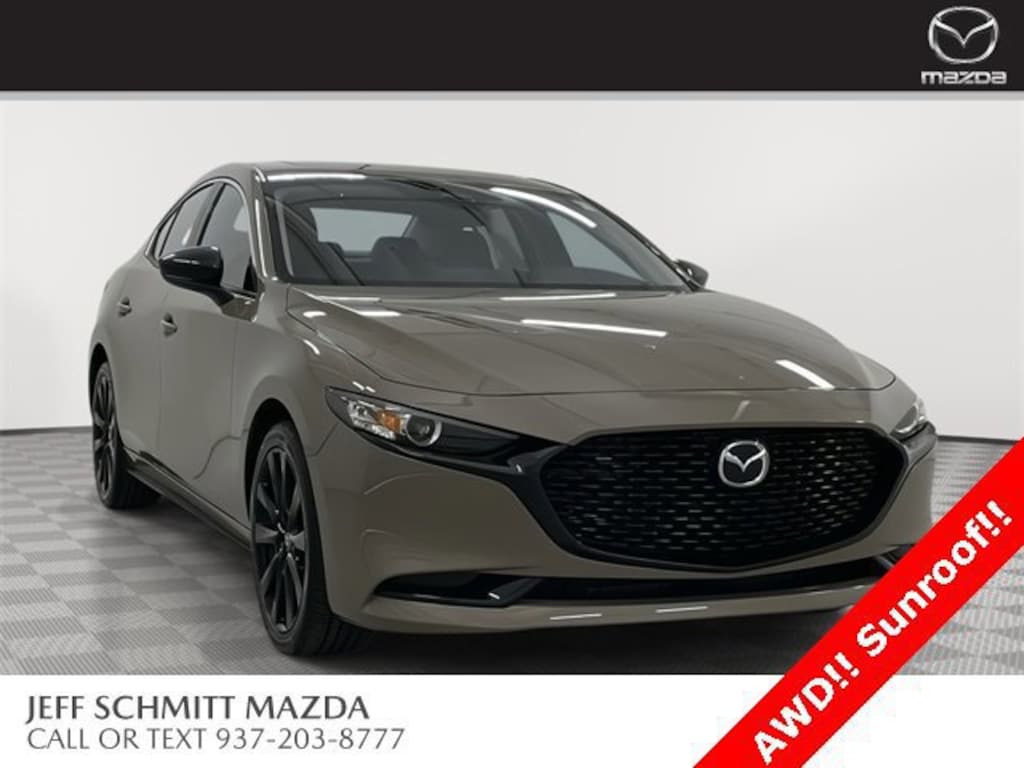 New 2025 Mazda MAZDA3 SDN 2.5 Turbo Carbon Edition AWD SEDAN