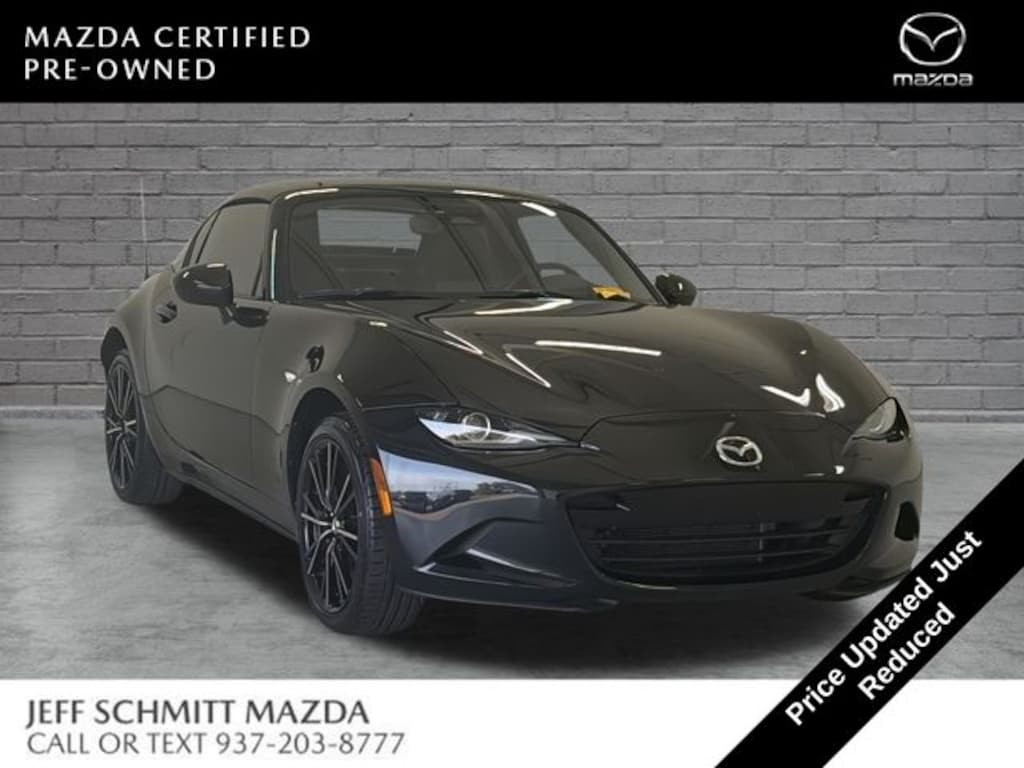 Certified 2025 Mazda MX-5 Miata RF Grand Touring Convertible