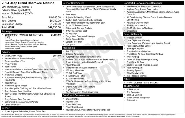 2024 Jeep Grand Cherokee Altitude - Photo 34