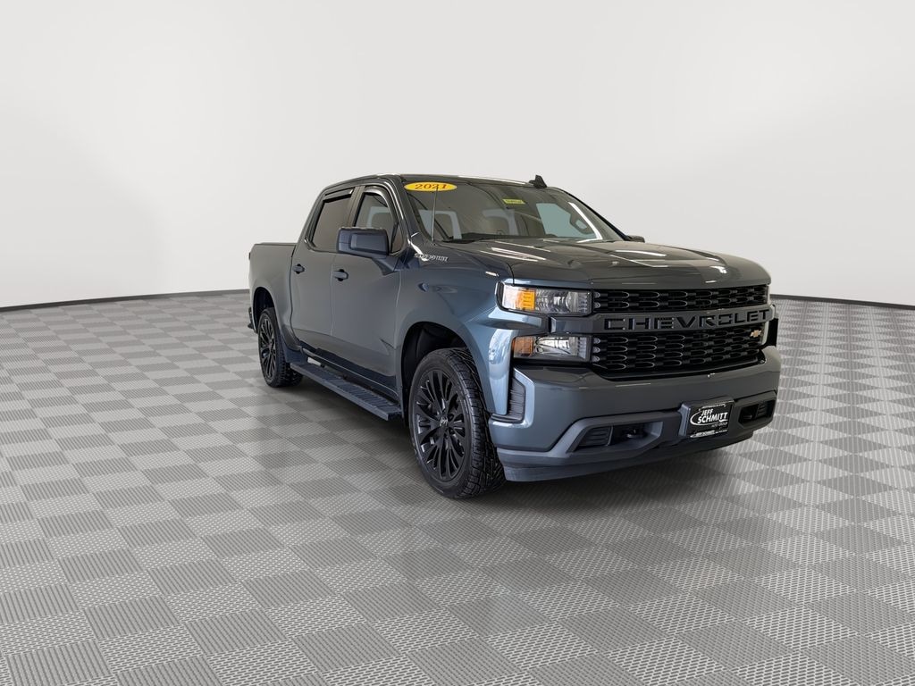 Used 2021 Chevrolet Silverado 1500 Custom Truck Crew Cab