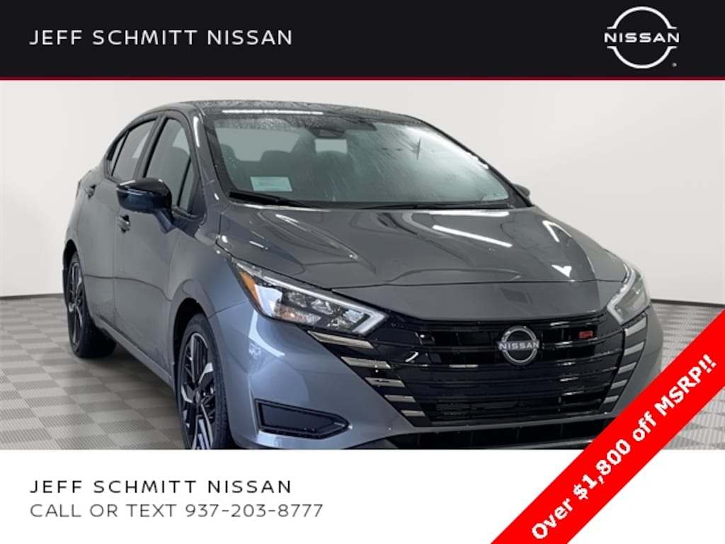 New 2025 Nissan Versa 1.6 SR Sedan