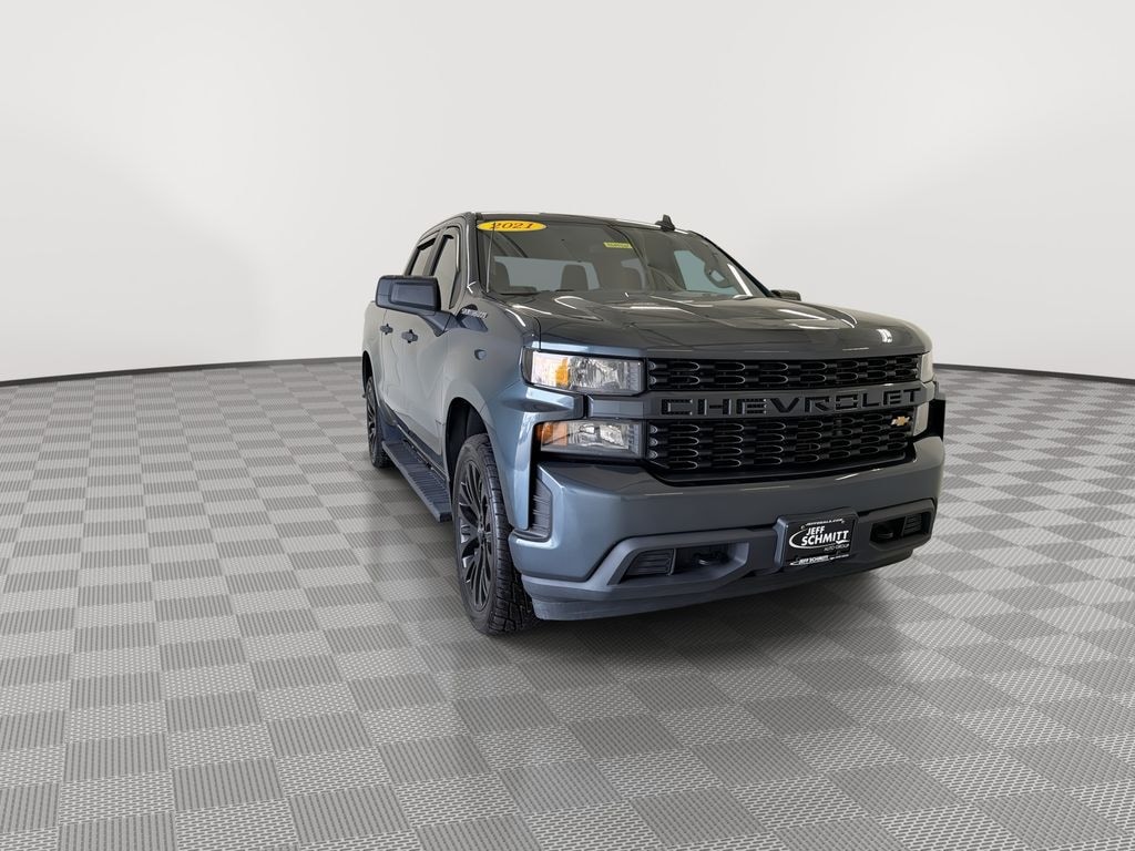 Used 2021 Chevrolet Silverado 1500 Custom Truck Crew Cab