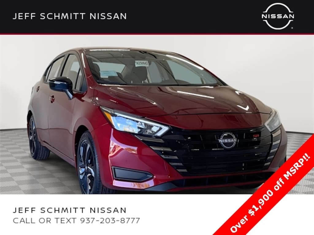 New 2025 Nissan Versa 1.6 SR Sedan