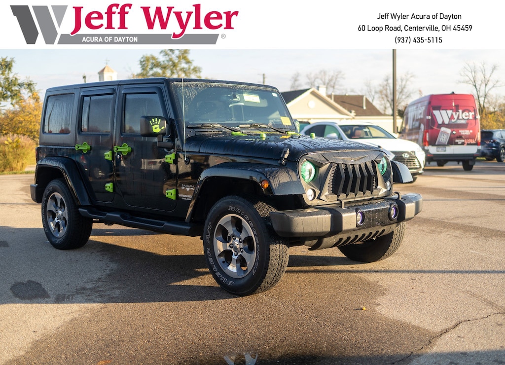 Used 2017 Jeep Wrangler JK Unlimited Sahara 4x4 SUV