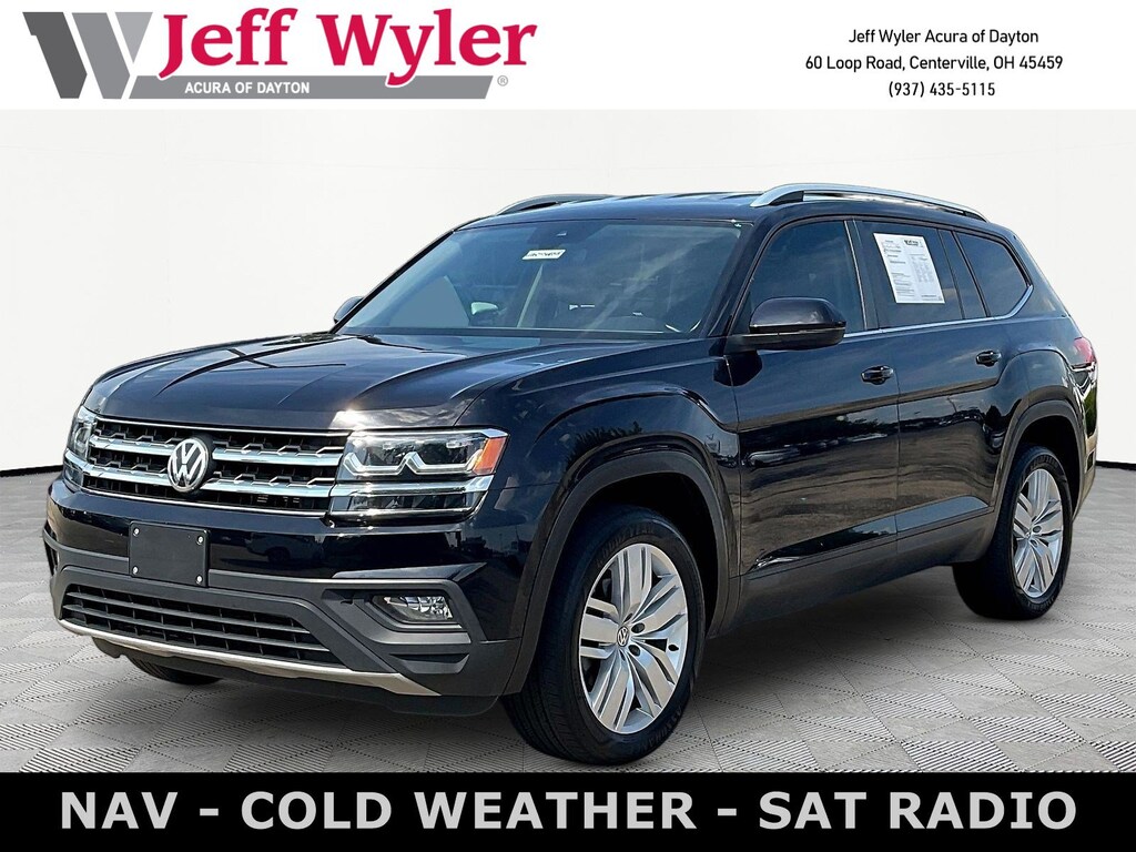 Used 2019 Volkswagen Atlas 3.6L V6 SE w/Technology 4MOTION SUV