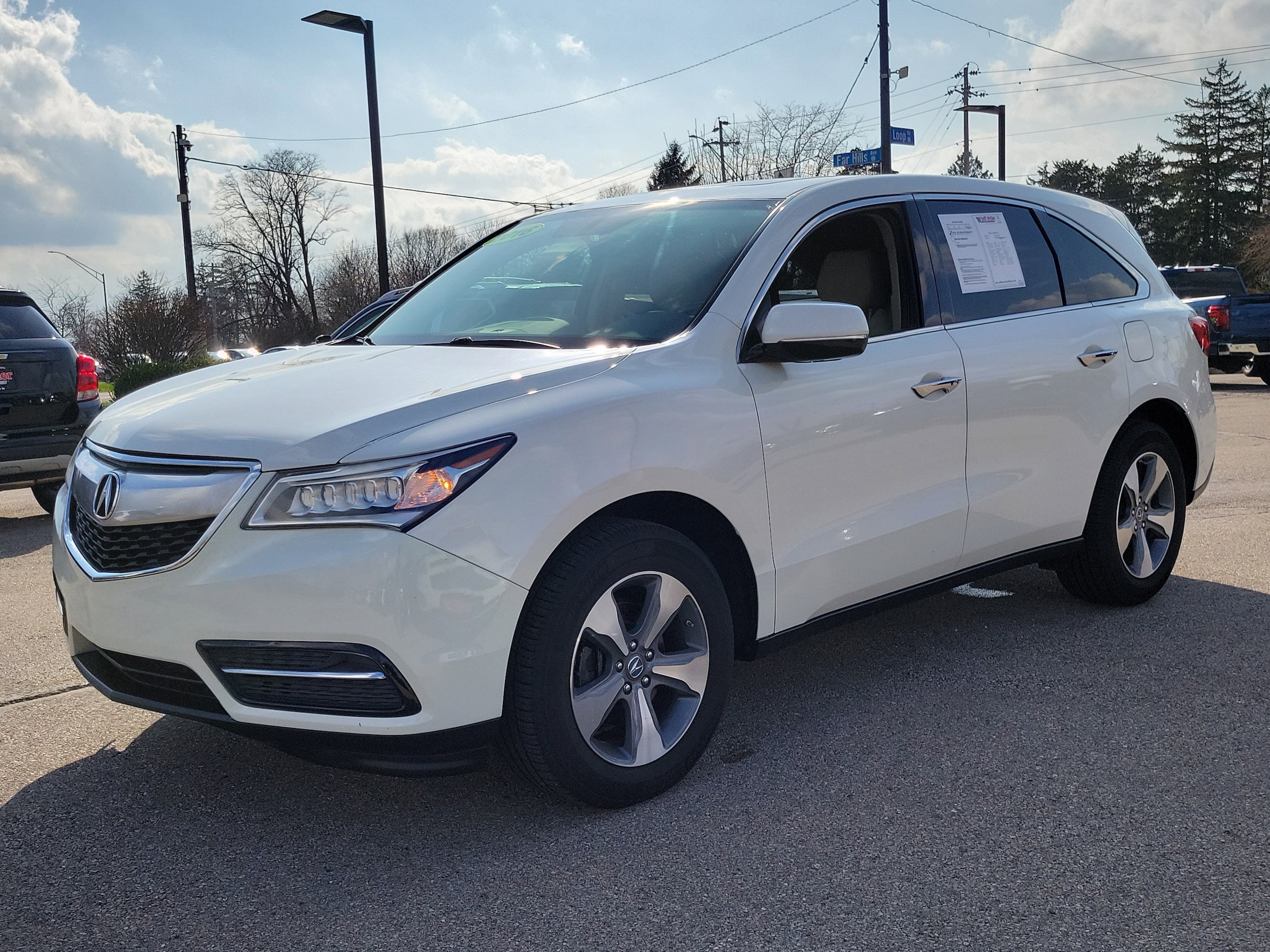 Used 2016 Acura MDX Base with VIN 5FRYD4H22GB058593 for sale in Centerville, OH