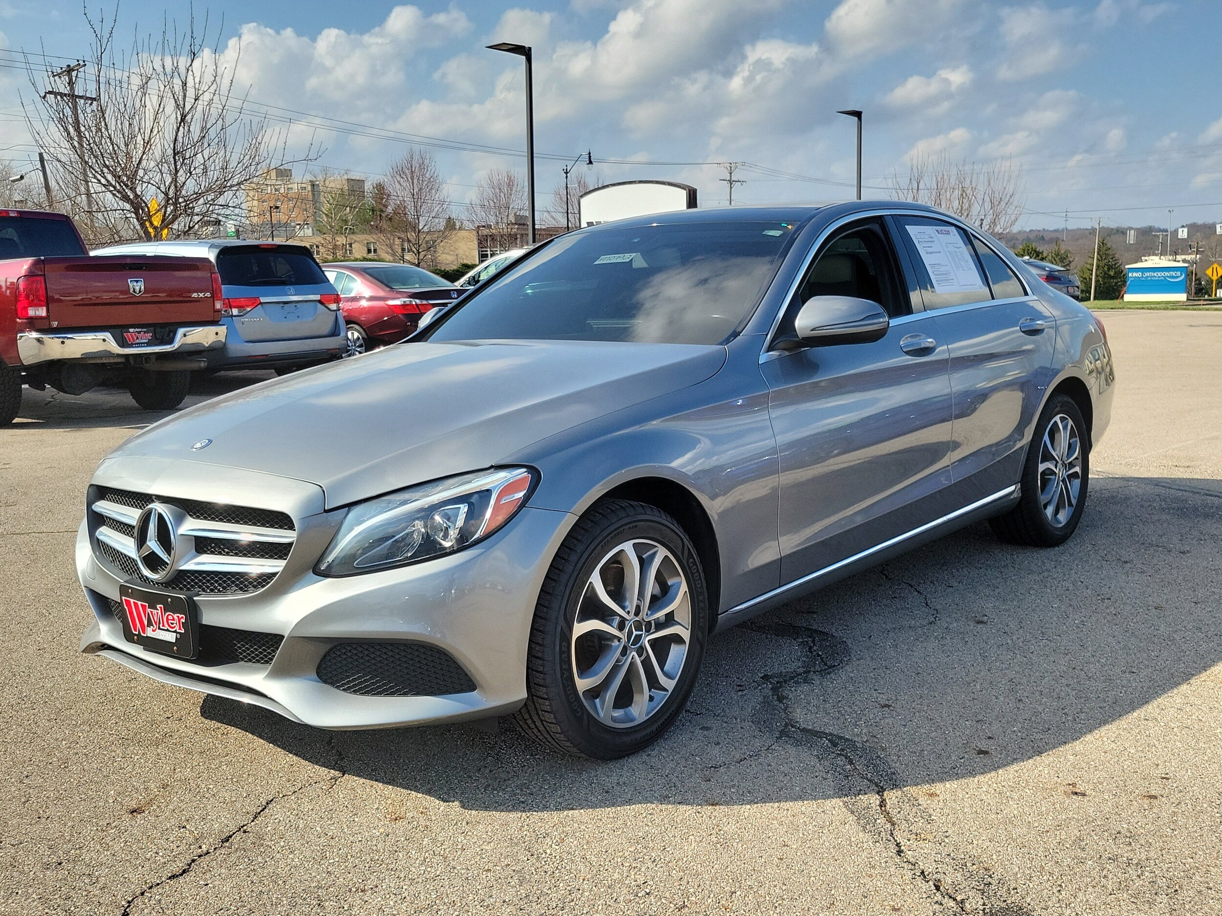 Used 2016 Mercedes-Benz C-Class C300 with VIN 55SWF4KB5GU107666 for sale in Centerville, OH